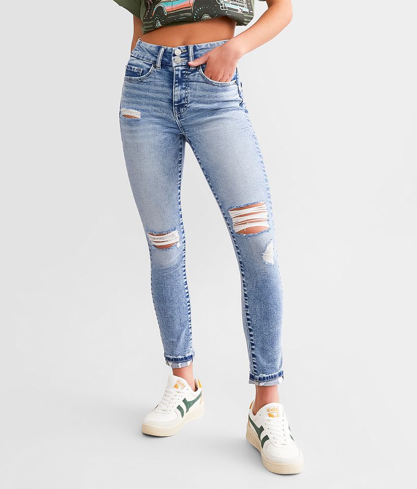 BKE Billie Ankle Skinny Stretch Cuffed Jean front view