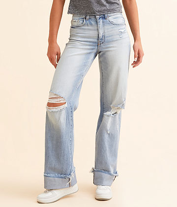 Andi Cropped Straight Stretch Cuffed Jean