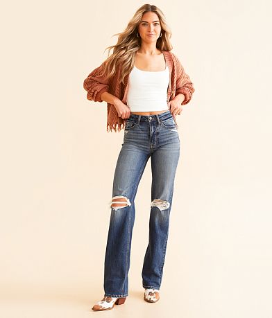 BKE Billie Classic Straight Stretch Jean front view