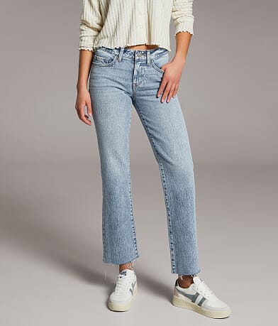 BKE Andi Cropped Straight Stretch Jean front view