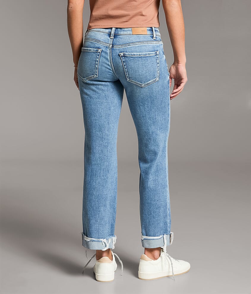 Stella Cropped Straight Stretch Cuffed Jean