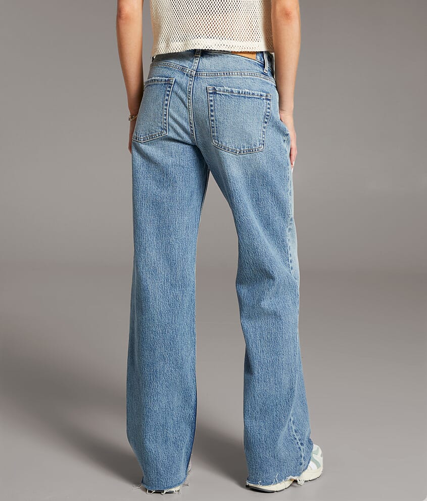 Taylor Low Slung Baggy Wide Leg Stretch Jean - thumbnail 3