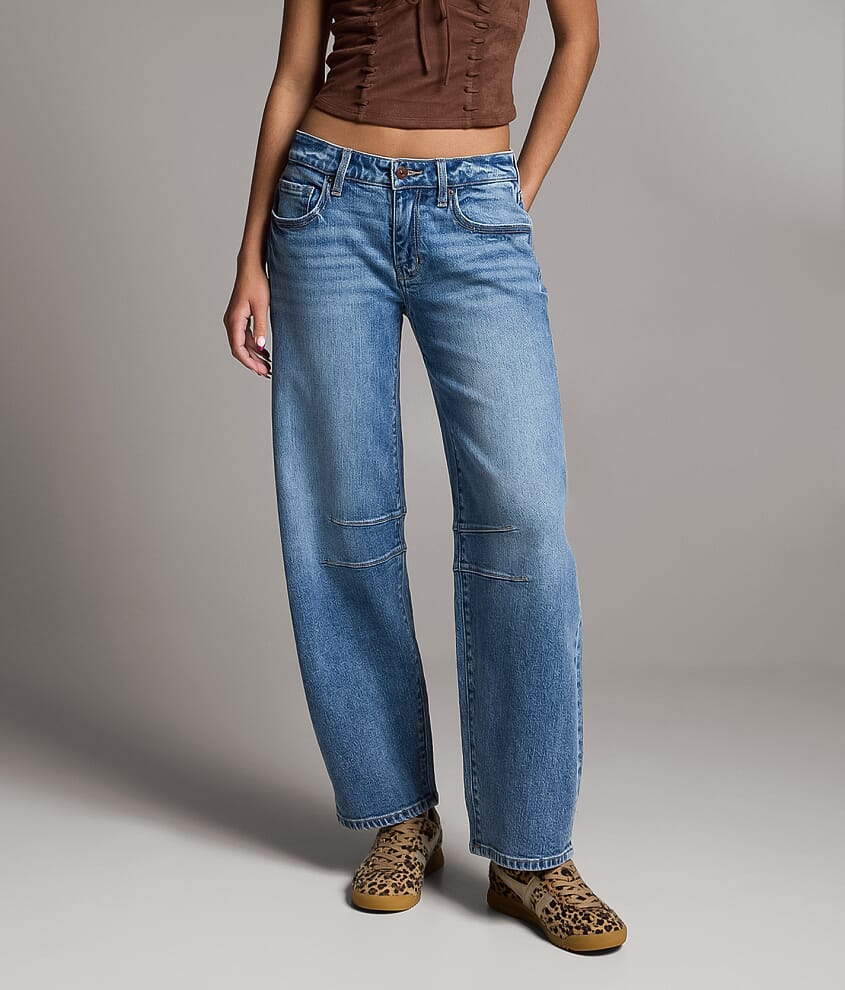 Taylor Low Slung Baggy Horseshoe Stretch Jean