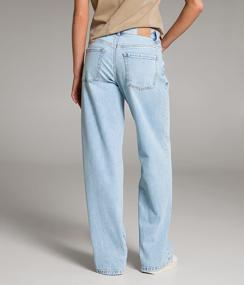 Taylor Low Slung Baggy Wide Leg Stretch Jean - thumbnail 4