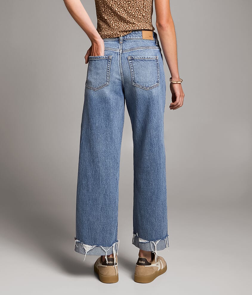 Payton Cropped Wide Leg Stretch Jean