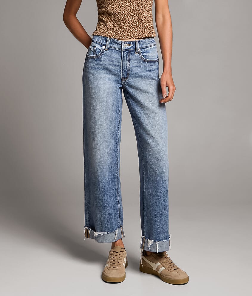 Payton Cropped Wide Leg Stretch Jean