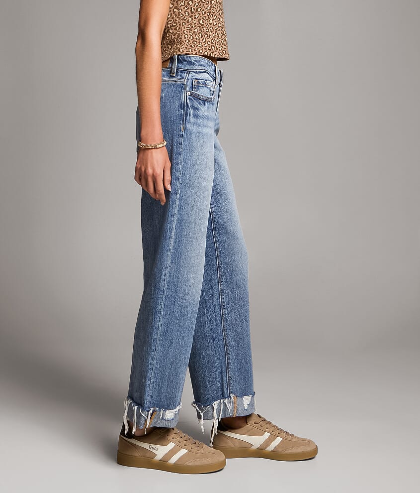 Payton Cropped Wide Leg Stretch Jean