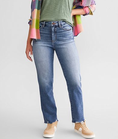 BKE Parker Cropped Straight Stretch Jean front view