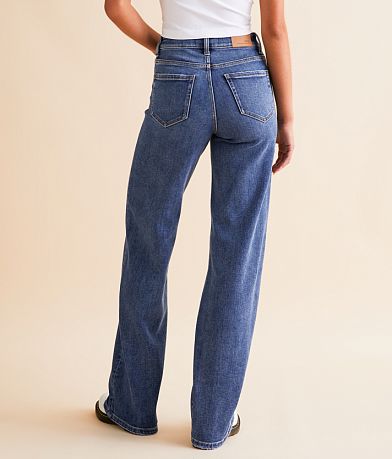 BKE Billie Wide Leg Stretch Jean BACK