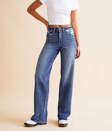 BKE Billie Wide Leg Stretch Jean FULL_LEFT_SIDE