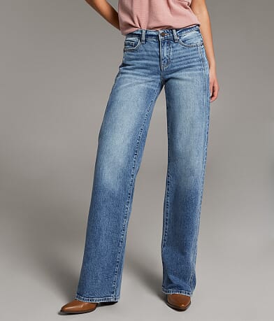 BKE Andi Wide Leg Stretch Jean front view