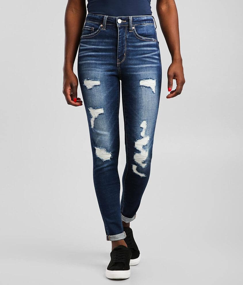 BKE Billie Ankle Skinny Stretch Cuffed Jean front view