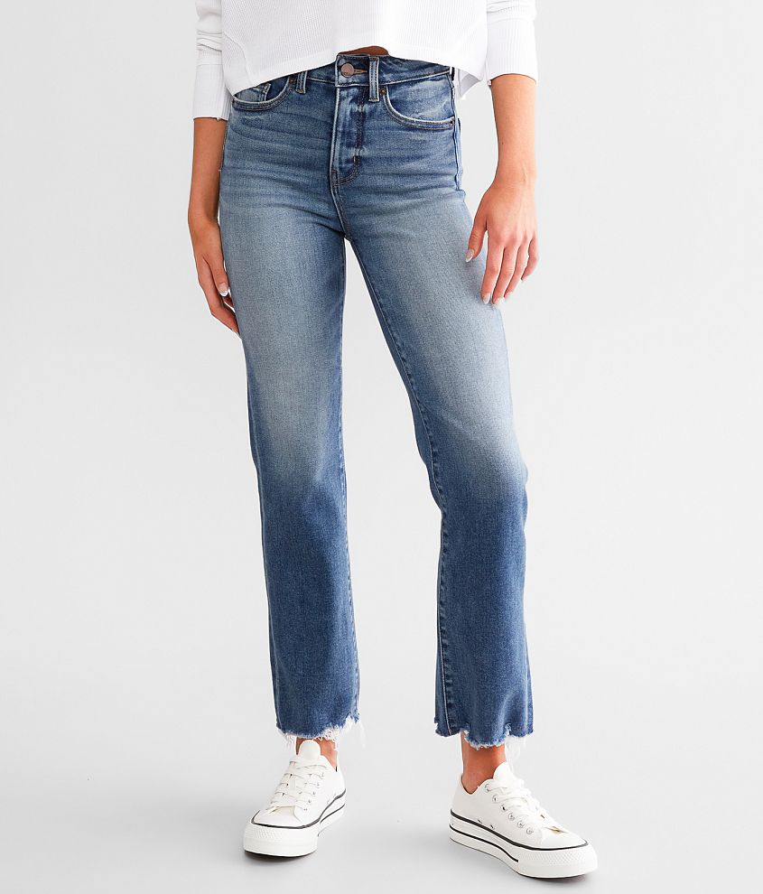 BKE Billie Cropped Straight Stretch Jean front view