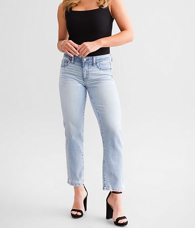 BKE Payton Cropped Straight Stretch Jean front view