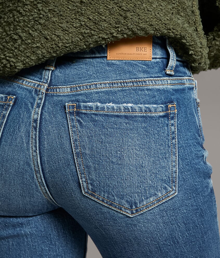 Andi Cropped Straight Stretch Cuffed Jean