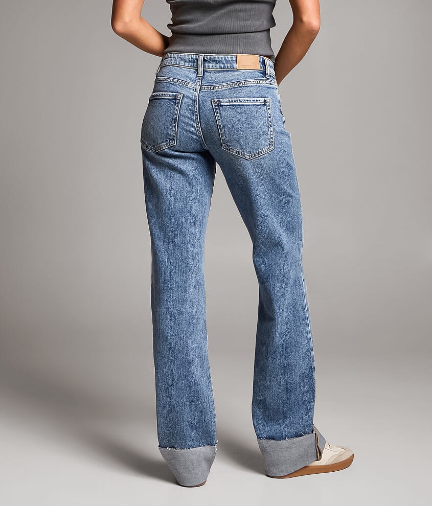 Payton Classic Straight Stretch Cuffed Jean