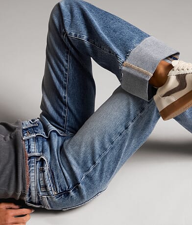 Payton Classic Straight Stretch Cuffed Jean thumbnail 6