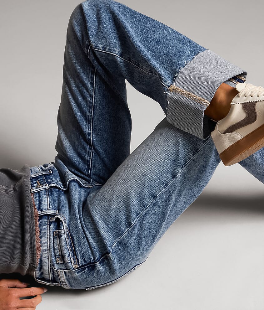 Payton Classic Straight Stretch Cuffed Jean