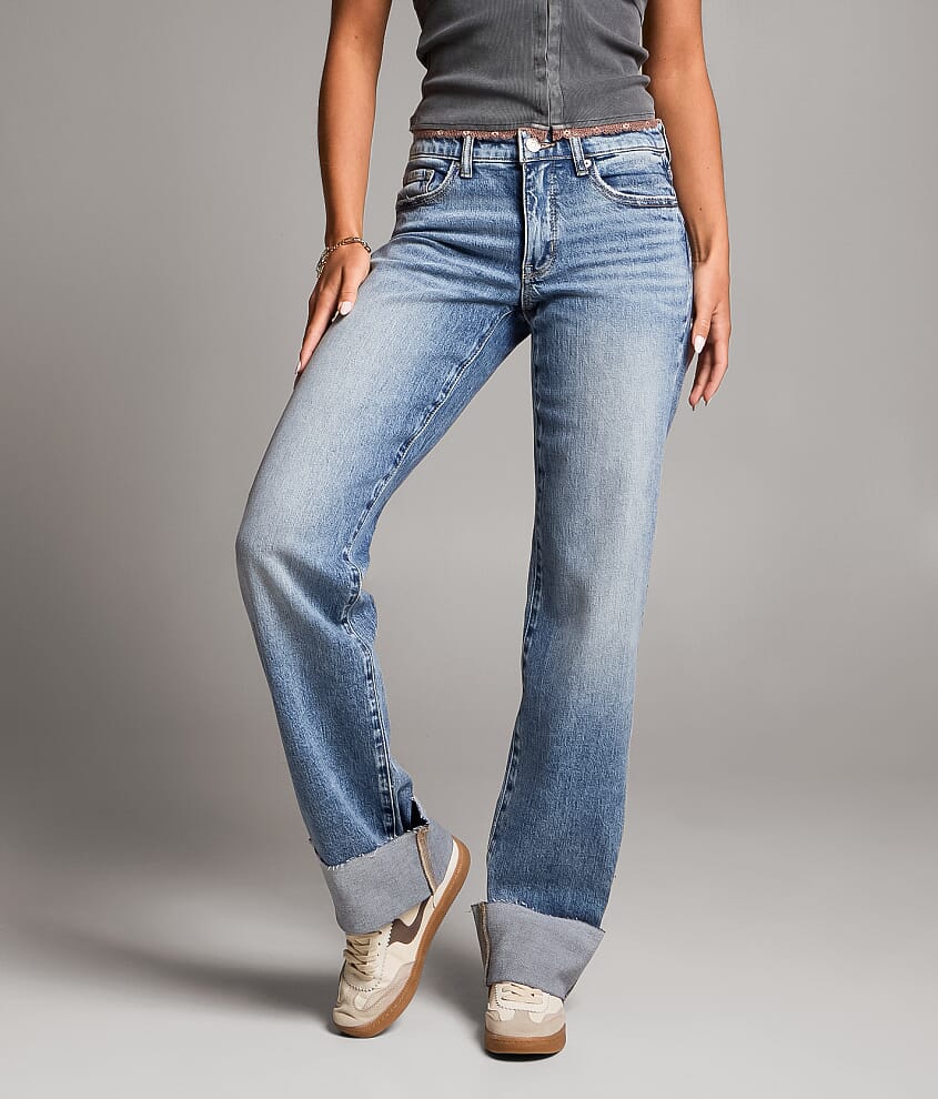 Payton Classic Straight Stretch Cuffed Jean