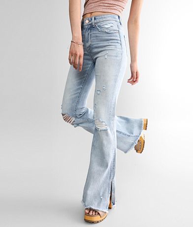 BKE Billie Split Flare Stretch Jean full left side view