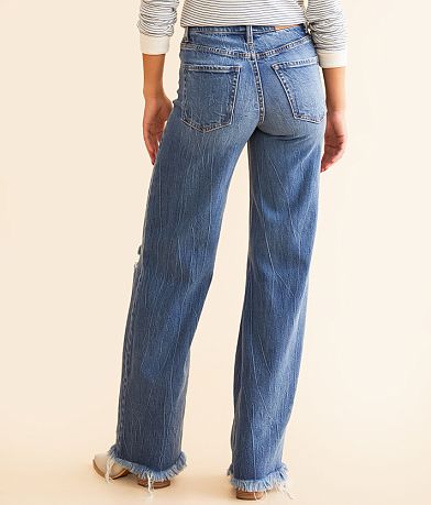 BKE Billie Wide Leg Stretch Jean BACK