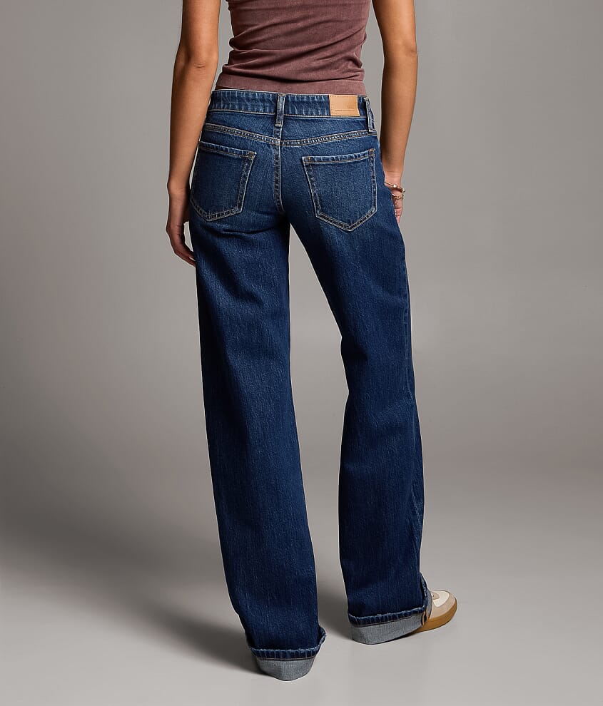 Stella Wide Leg Stretch Cuffed Jean - thumbnail 4
