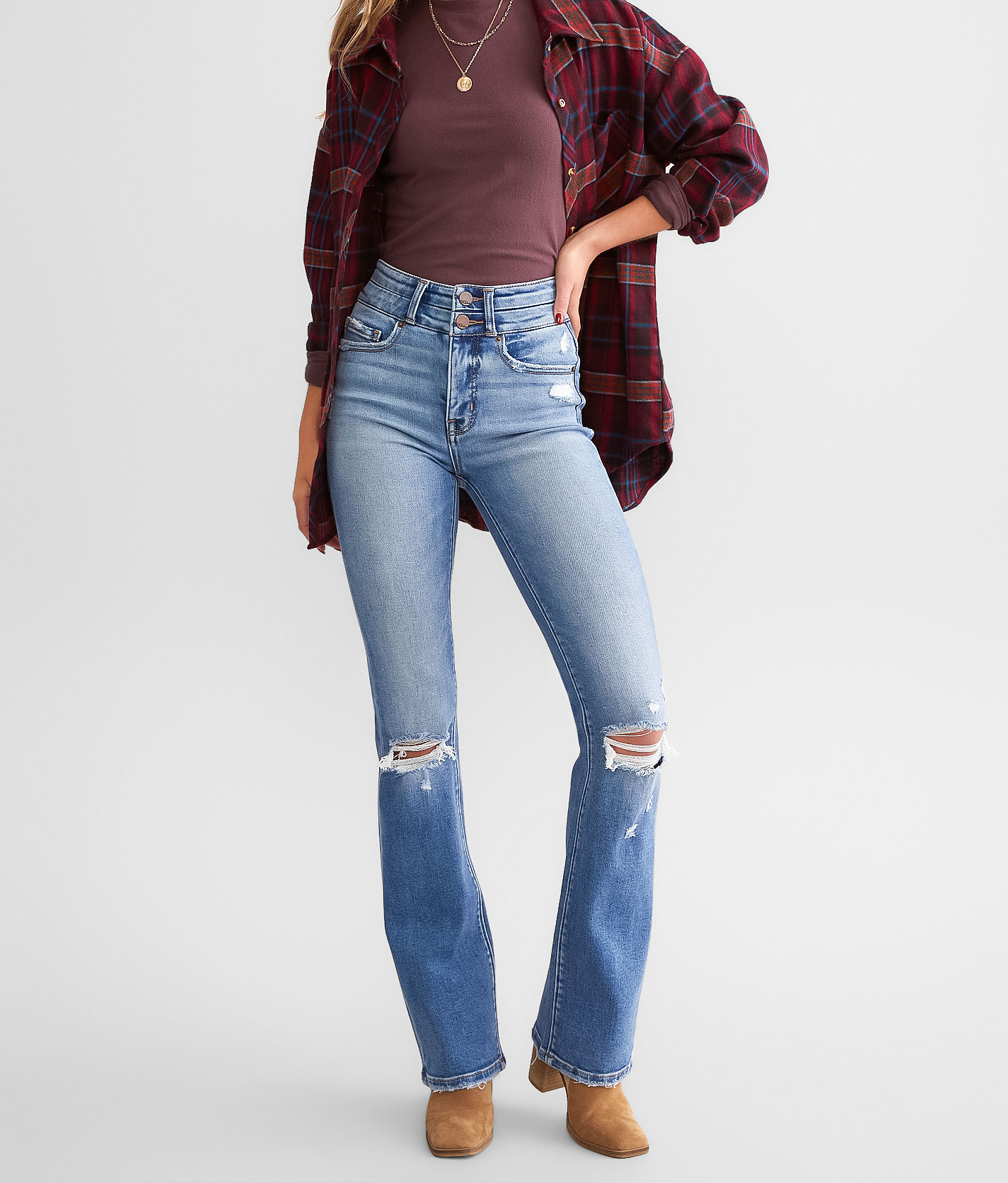 SLY | FRONT ZIP DENIM ブルゾン (デニムジャケット ) |SHEL