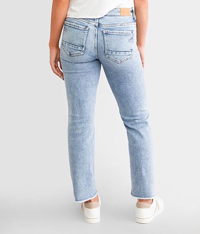 BKE Payton Cropped Straight Stretch Jean BACK