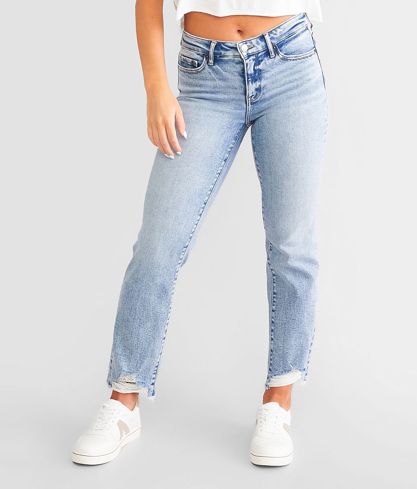 BKE Payton Cropped Straight Stretch Jean front view