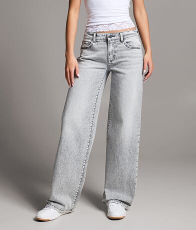 Taylor Low Slung Wide Leg Stretch Jean thumbnail 2