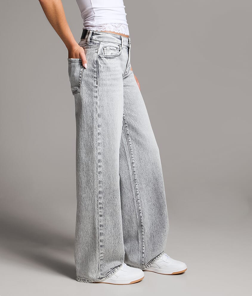 Taylor Low Slung Wide Leg Stretch Jean - thumbnail 3