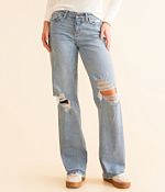☆AVANDRESS☆ BUCKLE WIDE DENIM PANTS CREAM AD41PT34CR AVANDRESS