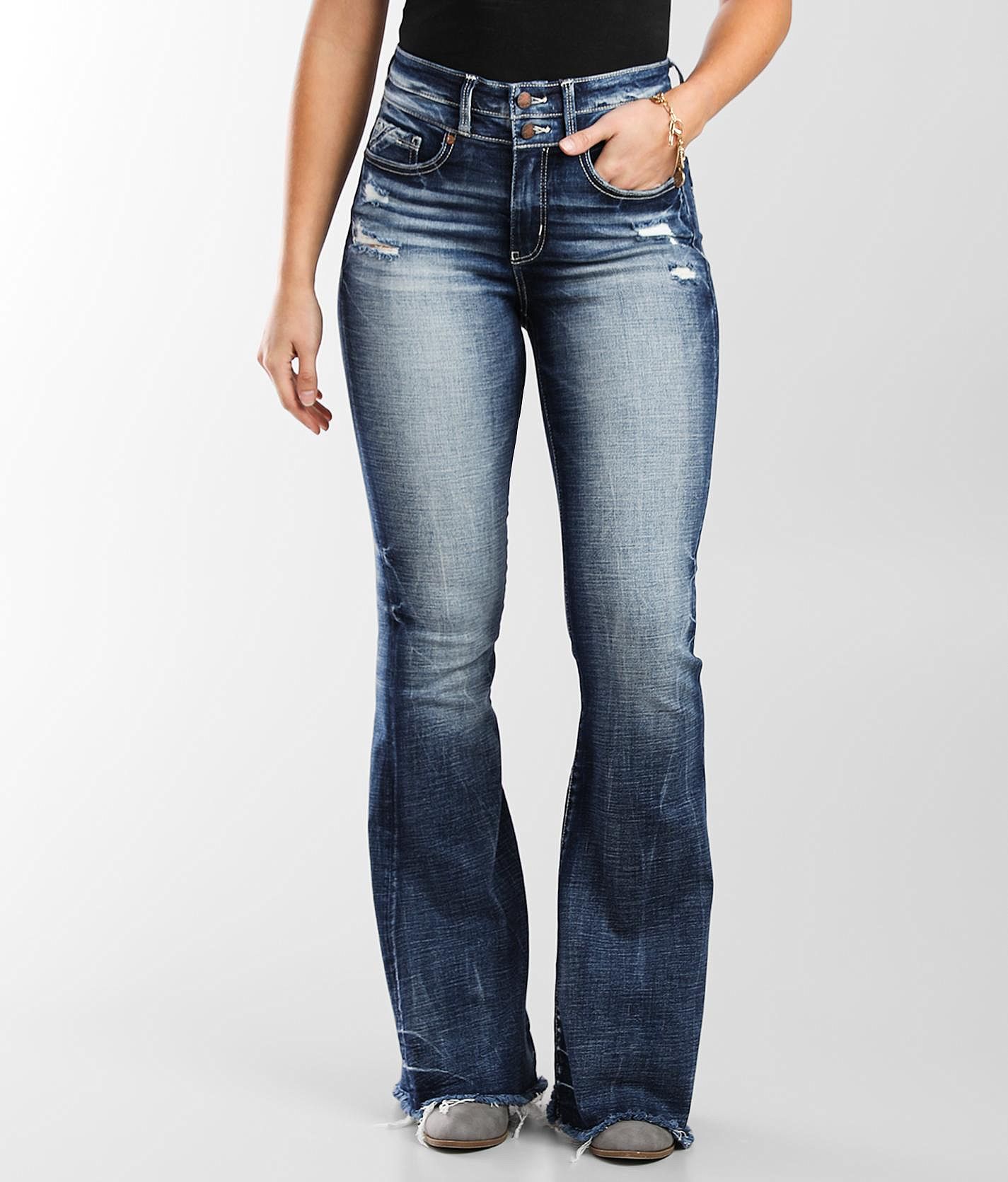 Buckle cheap flare jeans