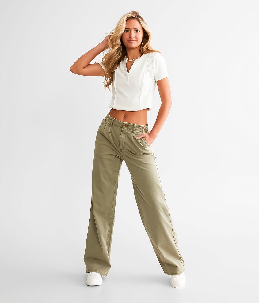 BKE Washed Stretch Pant front view