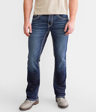 Buckle Black Three Boot Stretch Jean front view