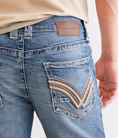 Buckle Black Three Boot Stretch Jean - Men's Jeans in Jupiter | Buckle