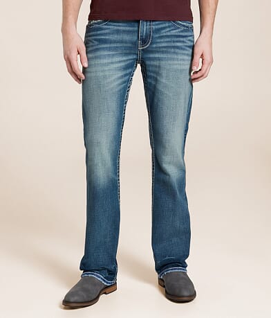 Buckle Black Three Boot Stretch Jean front view