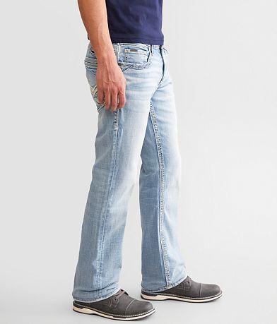 Buckle Black Three Boot Stretch Jean full right side view