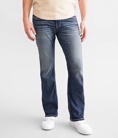 Buckle Black Three Boot Stretch Jean front view