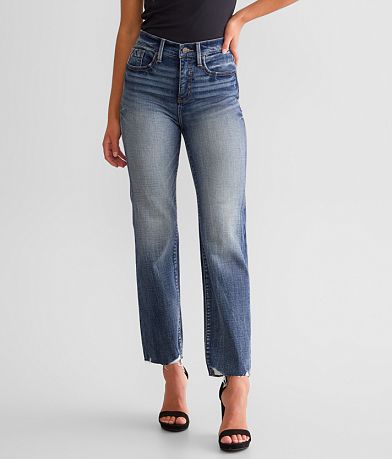 Buckle Black Fit No. 75 Cropped Straight Jean front view