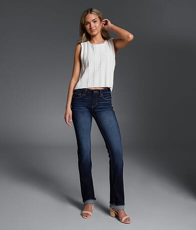 Buckle Black Fit No. 23 Straight Cuffed Jean front view