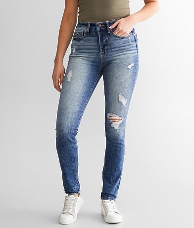 Buckle Black Fit No 35 Skinny Stretch Jean front view