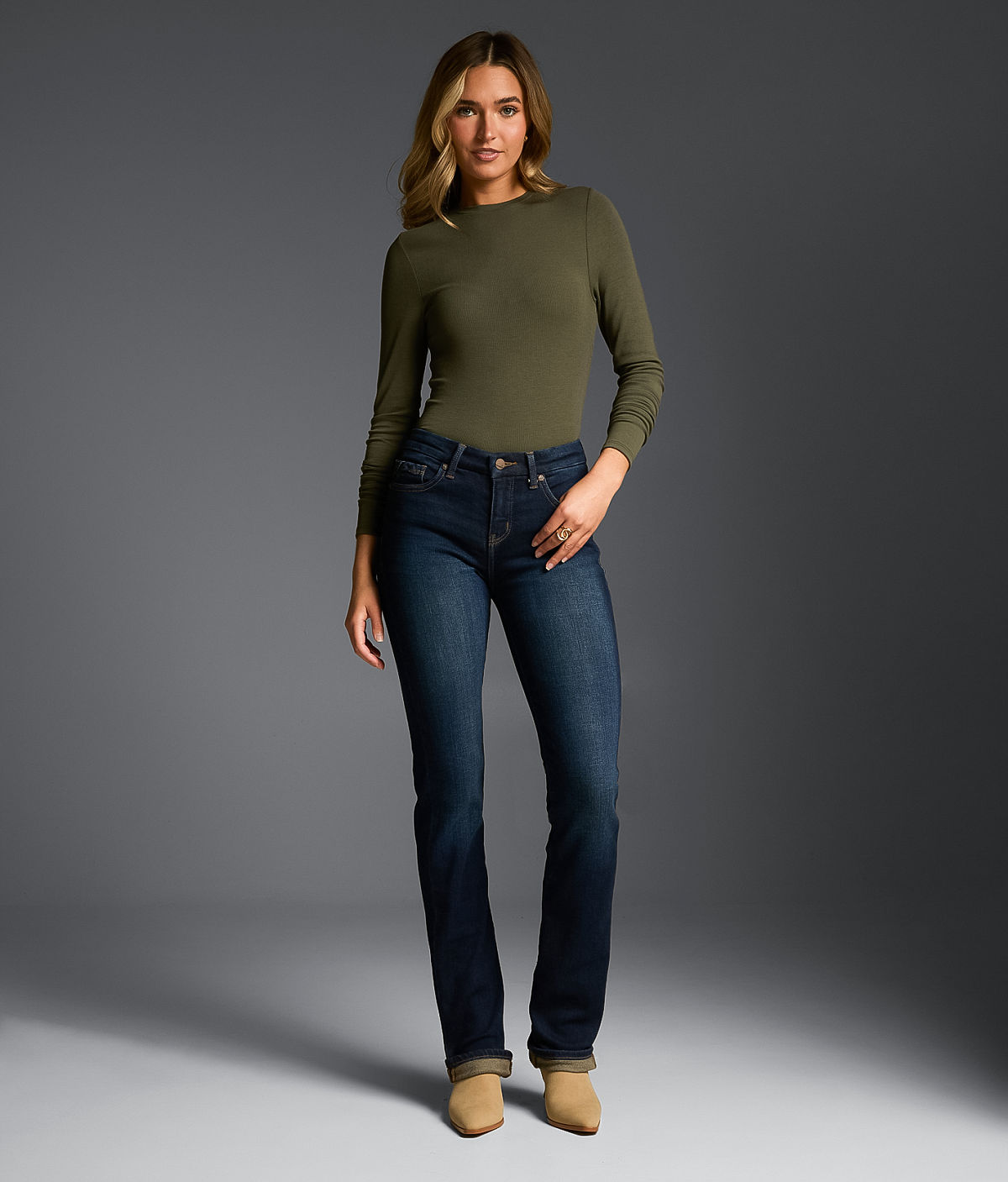 Buckle Black Fit No. 23 Straight Cuffed Jean — Elkington 5 by Buckle