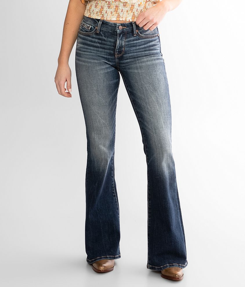 Buckle Black Fit No. 53 Flare Stretch Jean Women's Jeans in Rexburg 5 Buckle