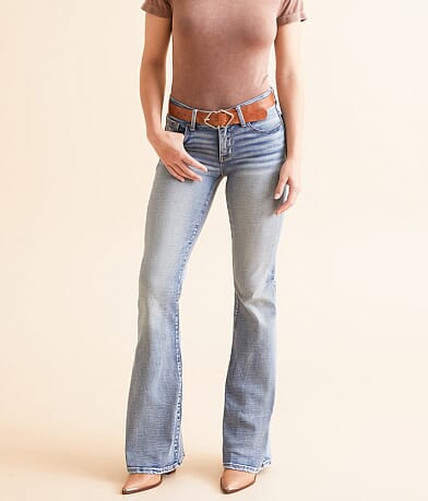 Buckle Black Fit No. 53 Flare Stretch Jean front view