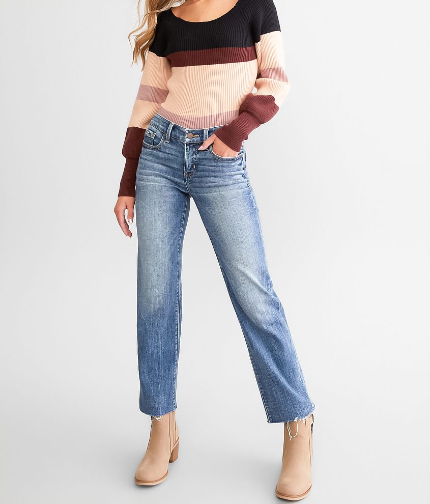 Buckle Black Fit No. Cropped Straight Jean