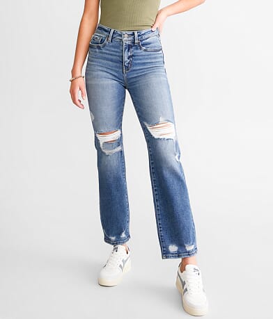 Buckle Black Fit No. 35 Cropped Straight Jean front view
