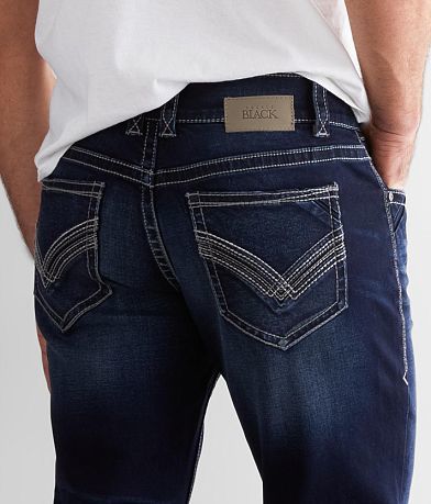 Buckle Black Eleven Straight Stretch Jean BACK_POCKET