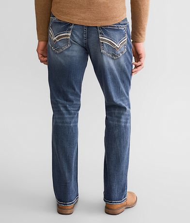 Buckle Black Eleven Straight Stretch Jean BACK