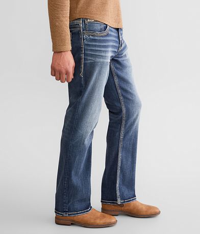 Buckle Black Eleven Straight Stretch Jean FULL_LEFT_SIDE